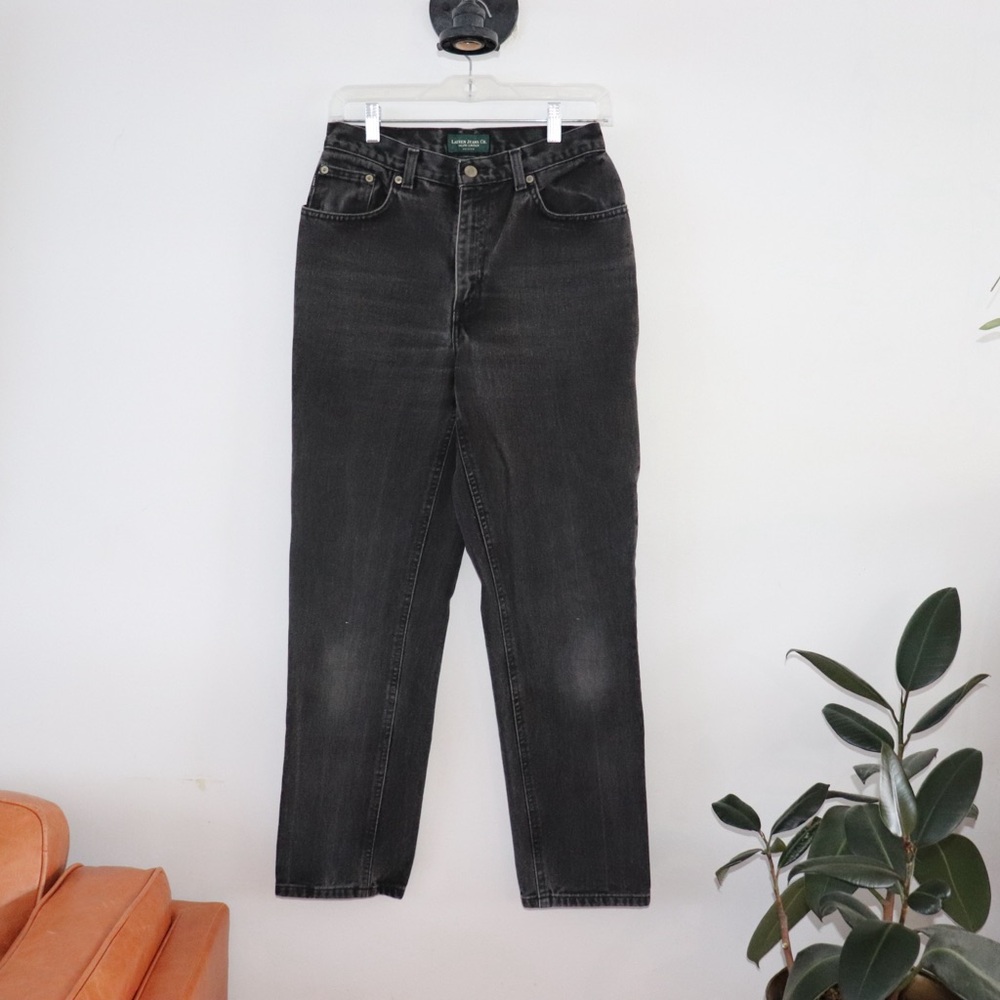 Ralph Lauren Black Straight Leg Jeans